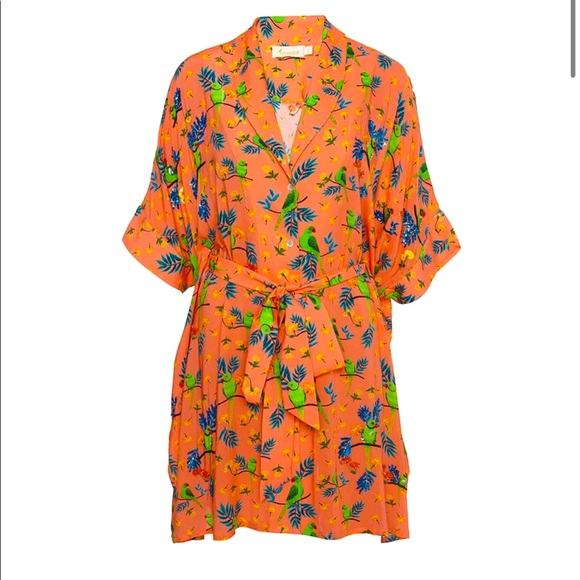Hand Beaded Kaftan Mini - small
Coral Petite Tropical Parrot Print -NWT - Picture 4 of 12